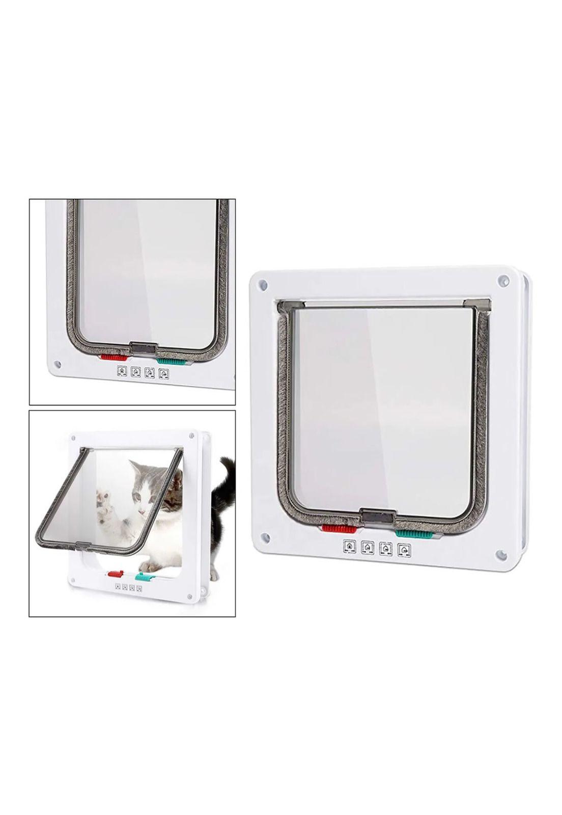 Puerta Exterior Mediana Para Perro Gato Mascota Talla M-3