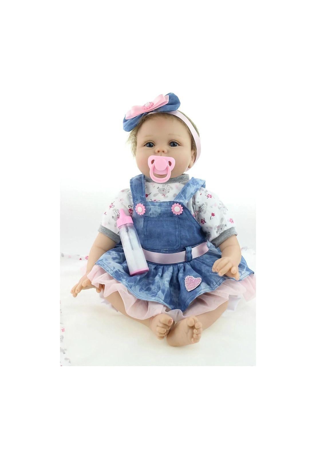 Bebe Reborn Muñeca Silicon Suave 55cm-3