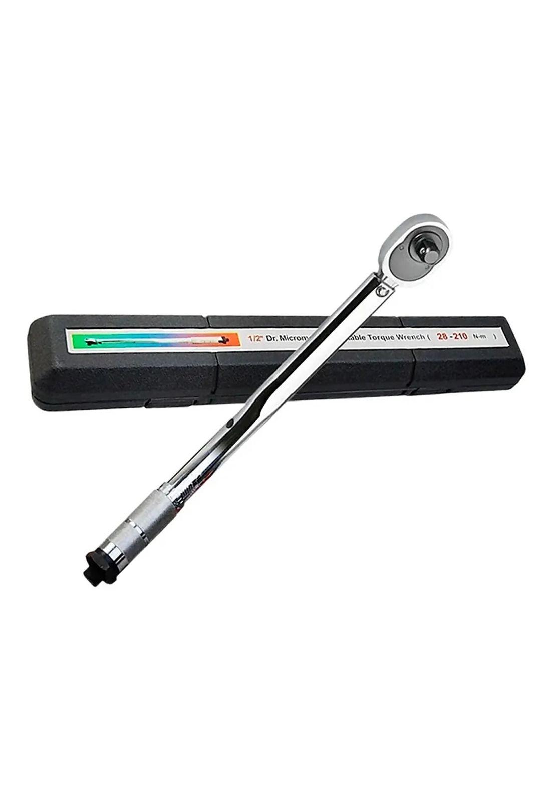 Llave Torque Torquimetro 1/2 - 28-210nm + Dados + Extension-3