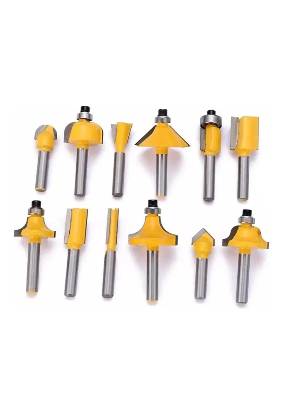 Pack Fresadora + Set 12 Fresas 1/4 Fresadora Tupi-4