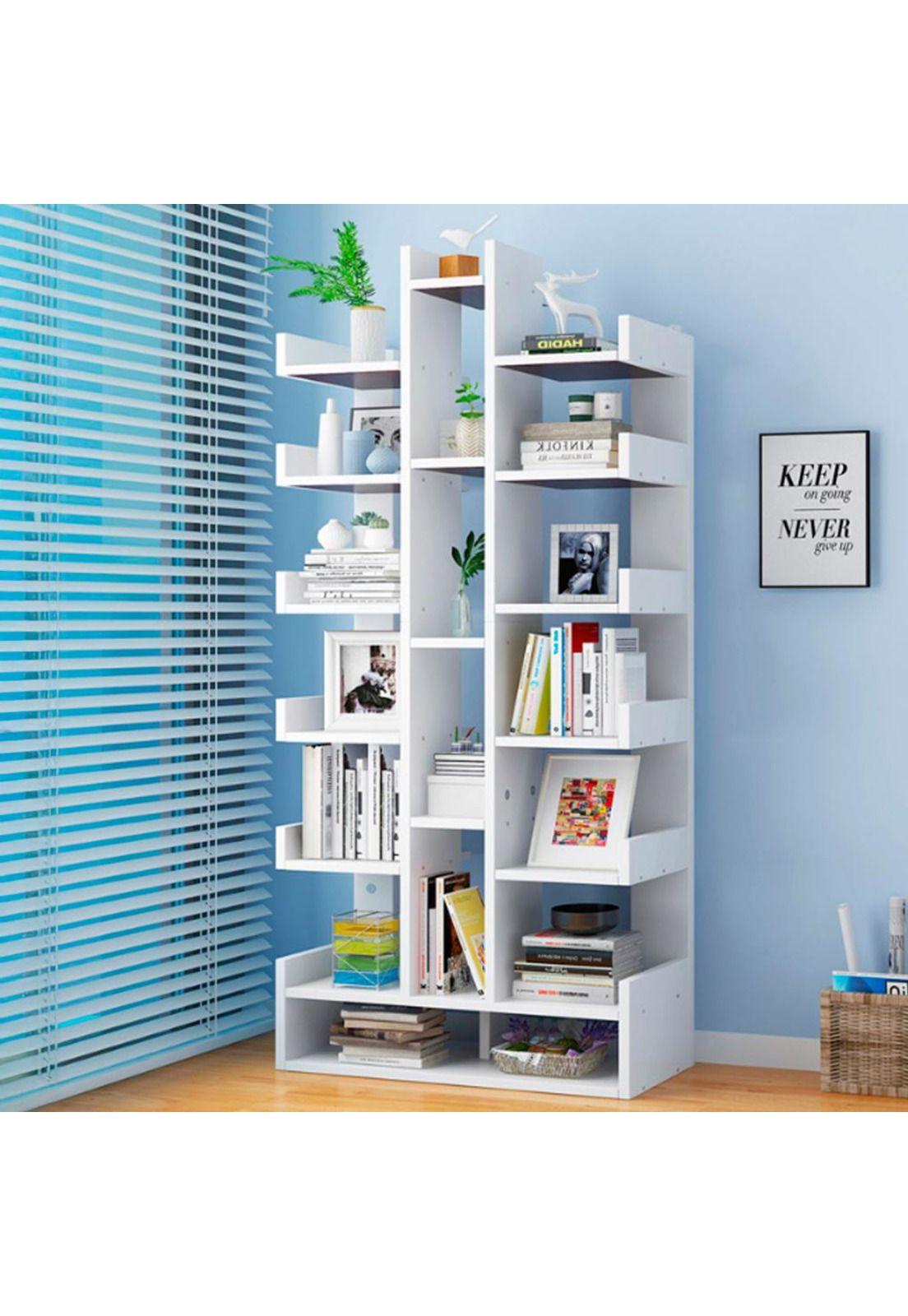 Estante Librero Blanco 51*18*168cm Chic Home-1