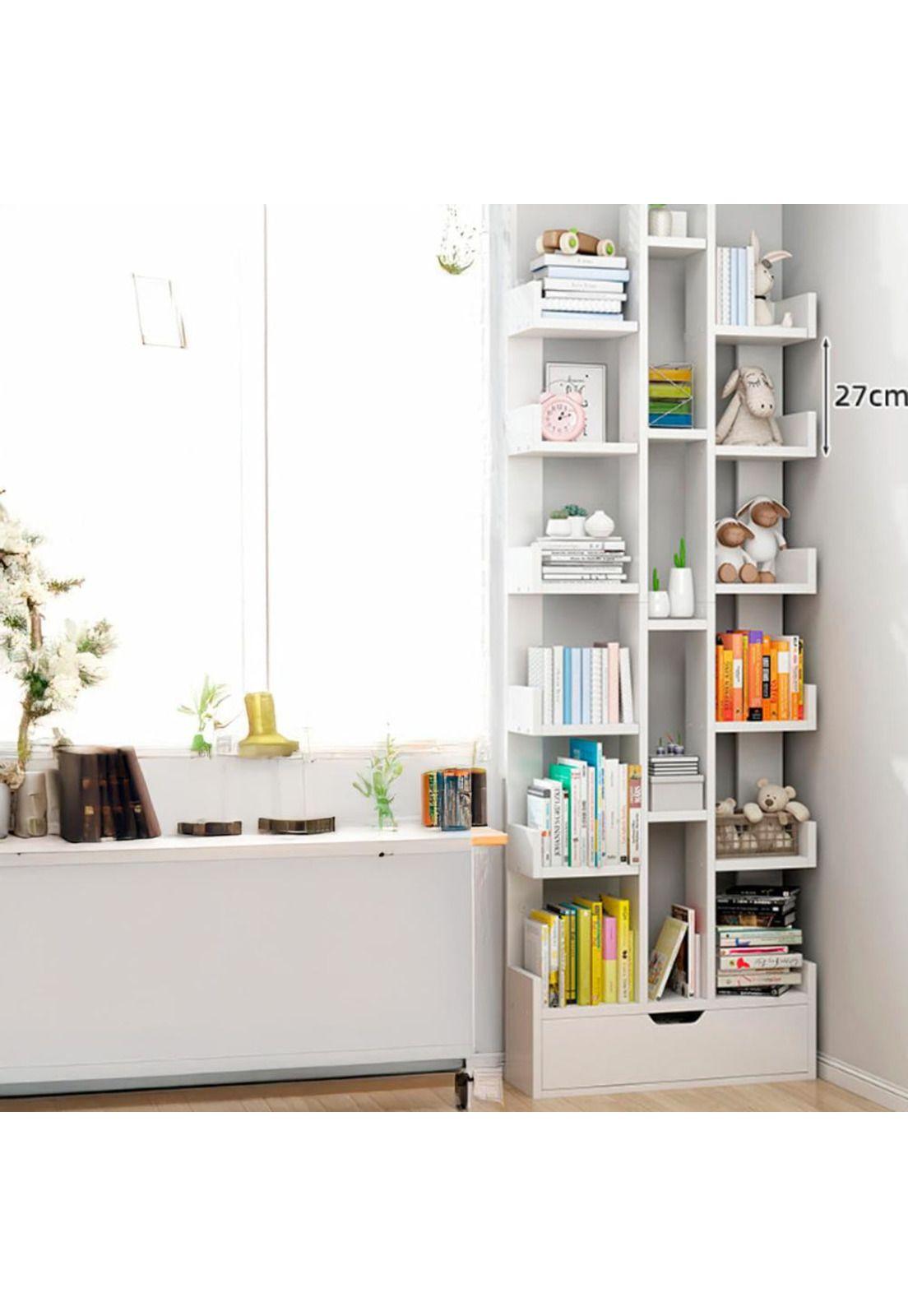 Estante Librero Blanco 51*18*168cm Chic Home-3