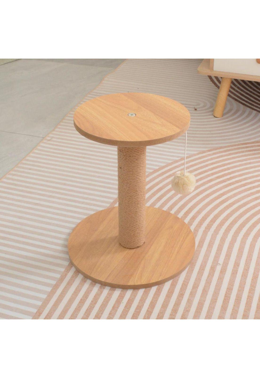 Rascador de Gato 1 nivel + Pompon MH04-2