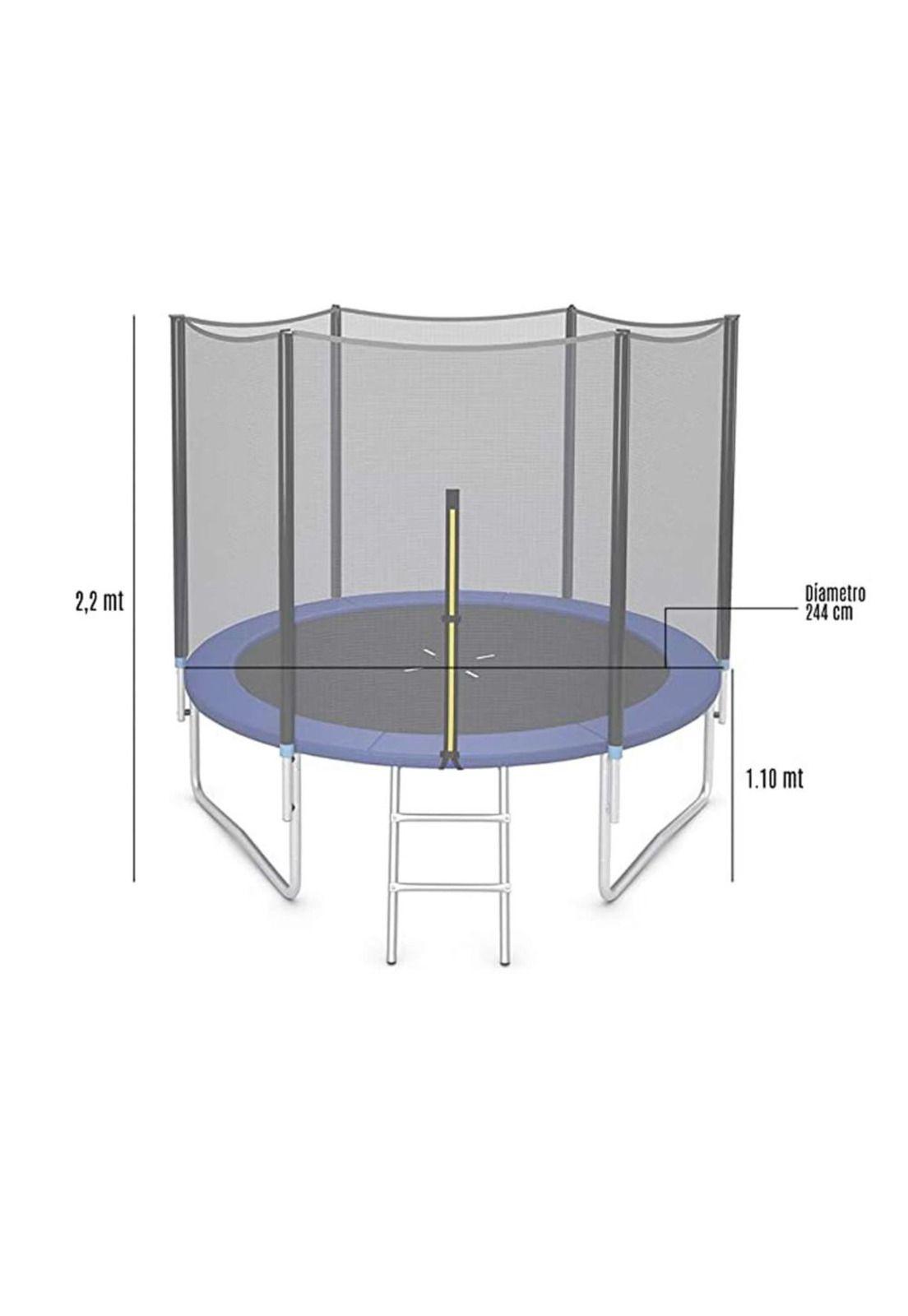 Cama Elástica Trampolin 2.44m -3