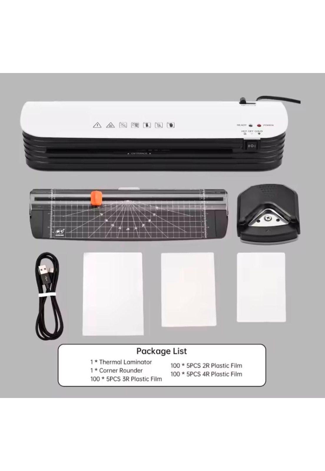 Laminadora Enmicadora Térmica+cortador De Papel+300micas-3