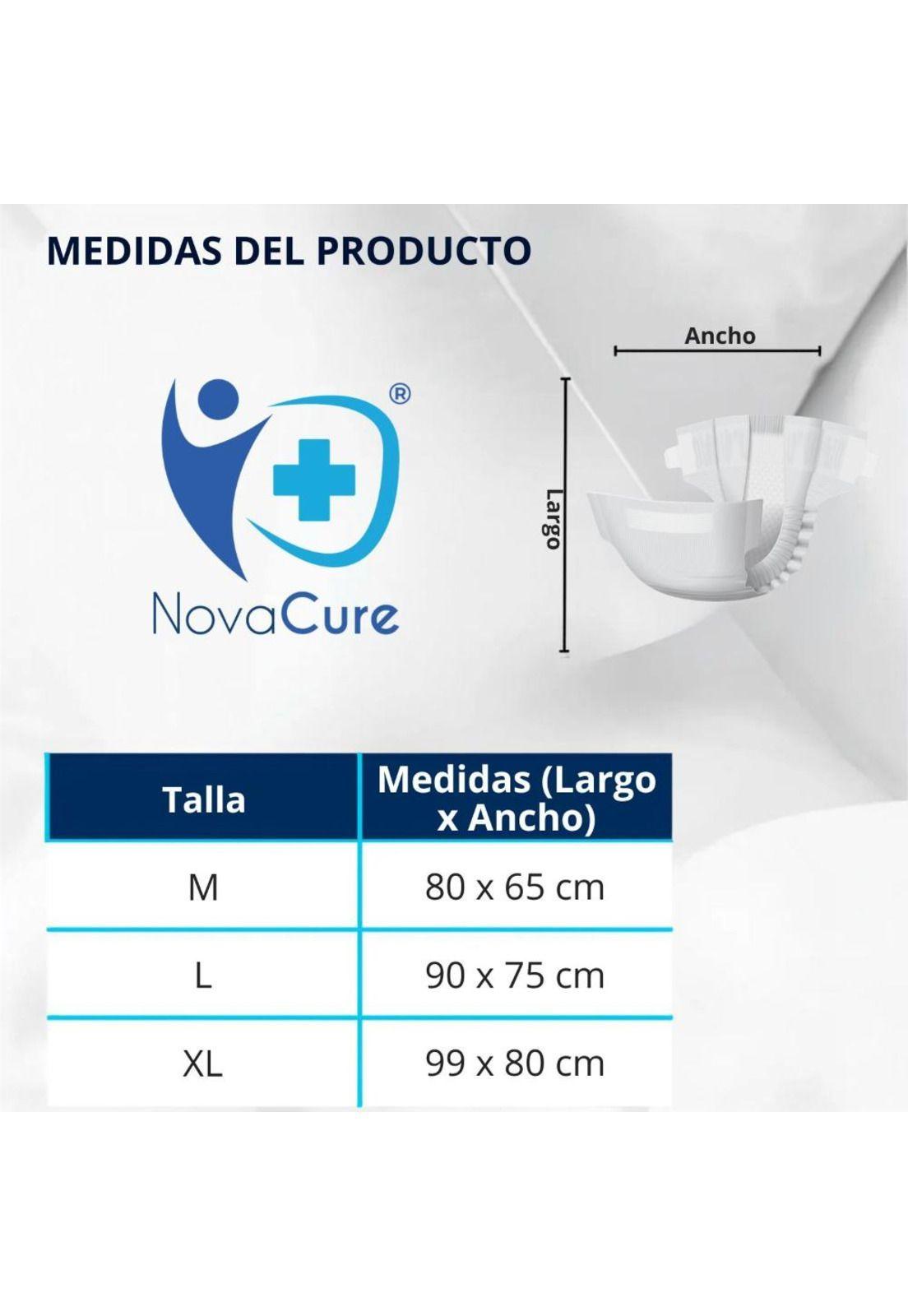 Pañales Adulto Incontinencia Fuerte  20 un Novacure-8