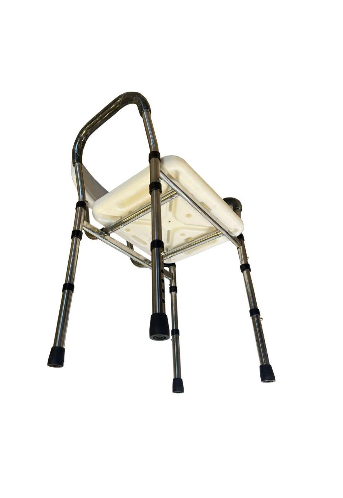 Silla para ducha con apoya brazos-3