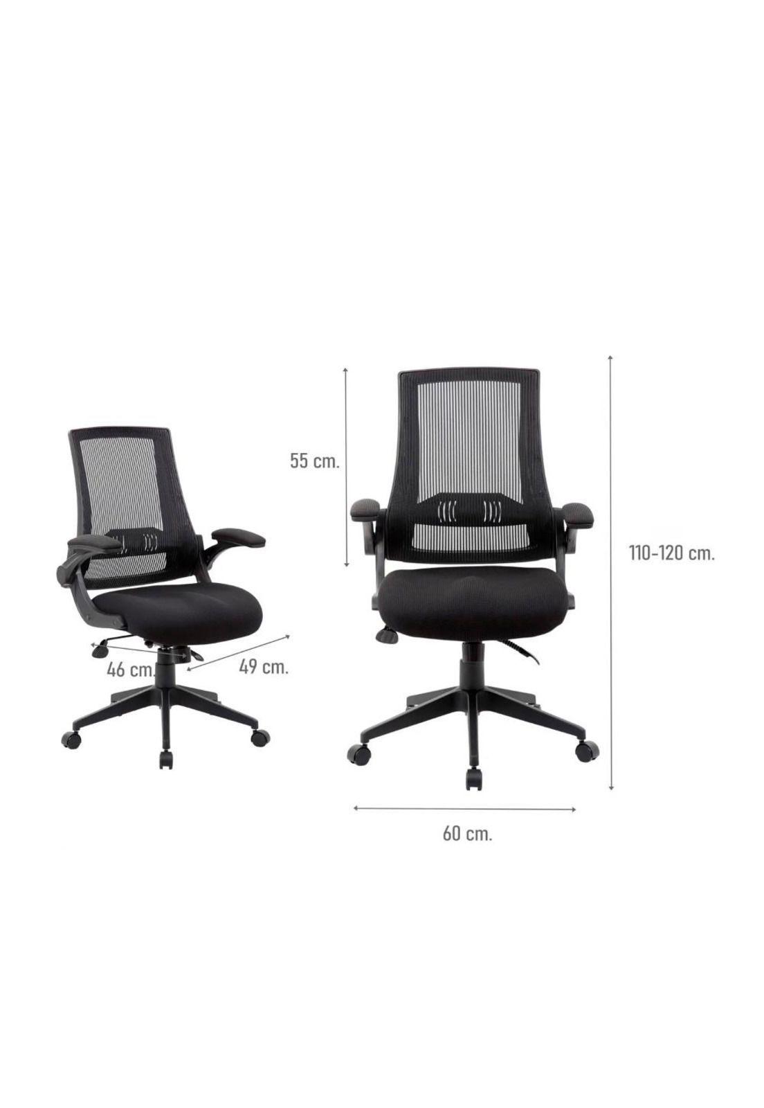 Silla de Oficina Escritorio Ejecutiva Ergonómica - Negro-1
