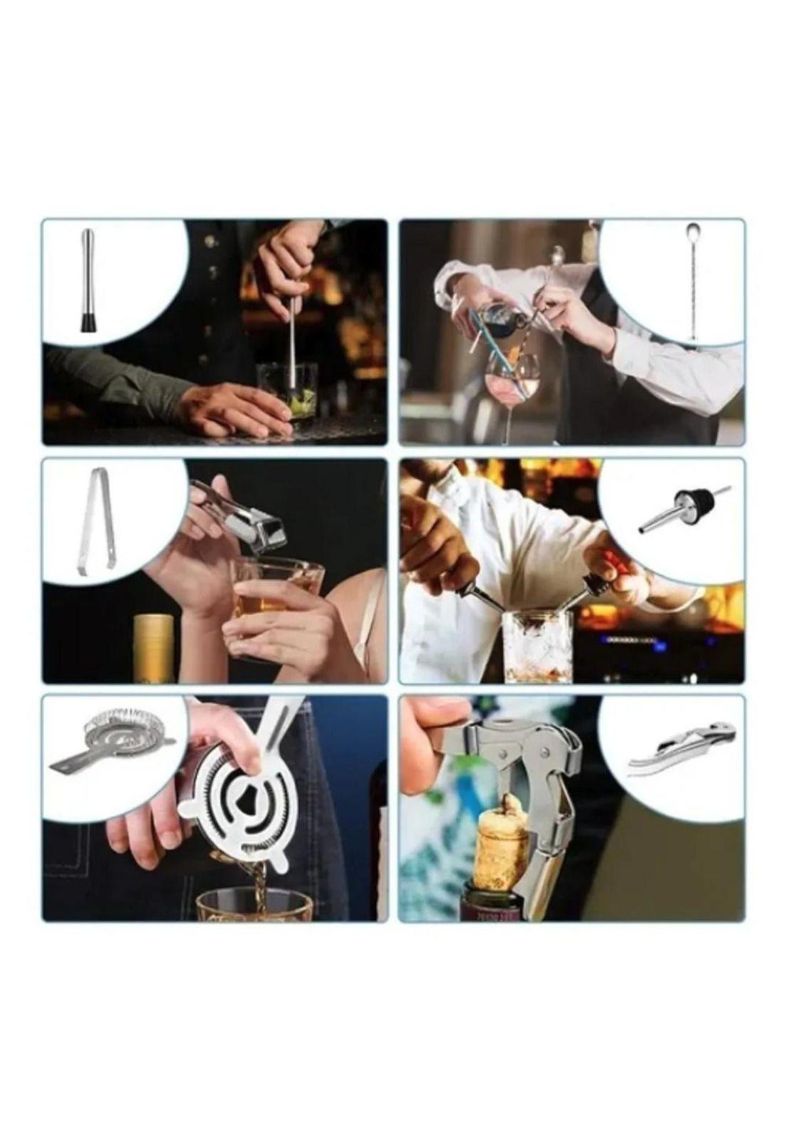 Juego De Cócteles Para Bar Pub 24 Piezas-1
