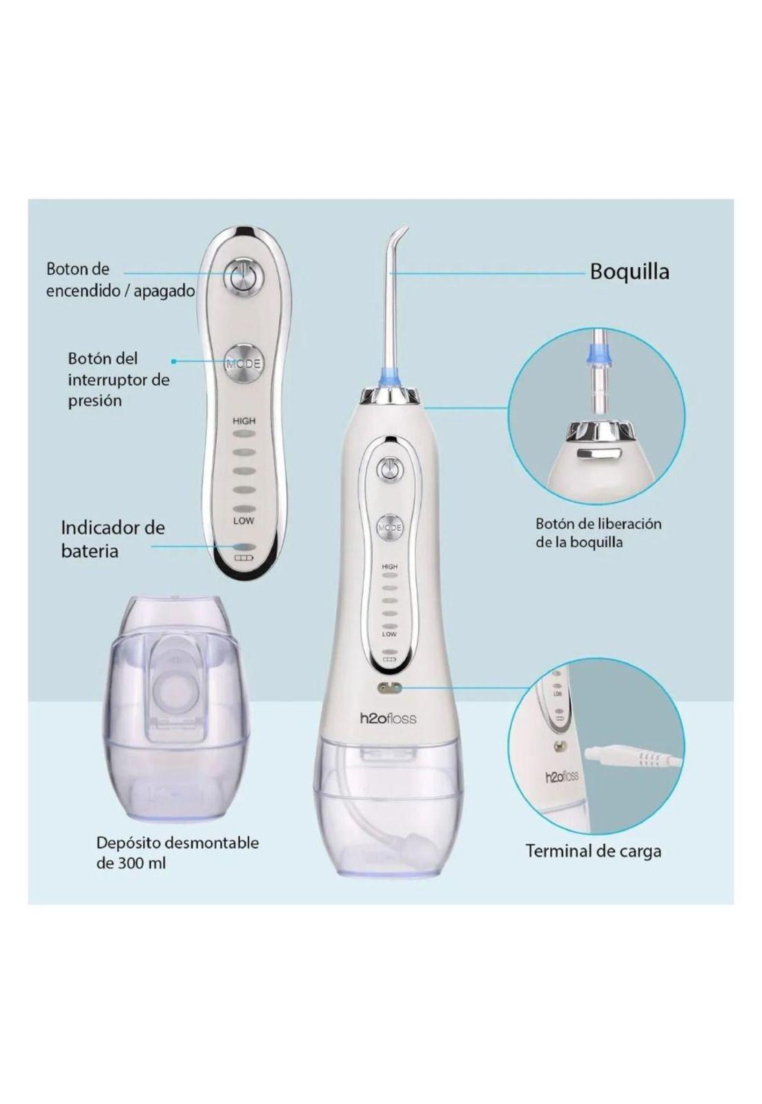 Irrigador Dental Limpieza Bucal PREMIUM h2O-4