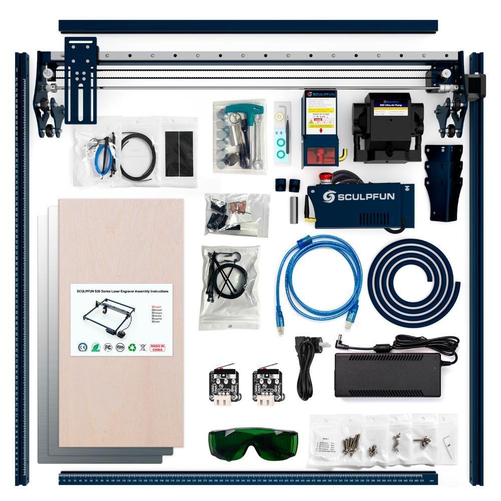 Kit Grabadora Láser SCULPFUN S30 ULTRA 33W-3