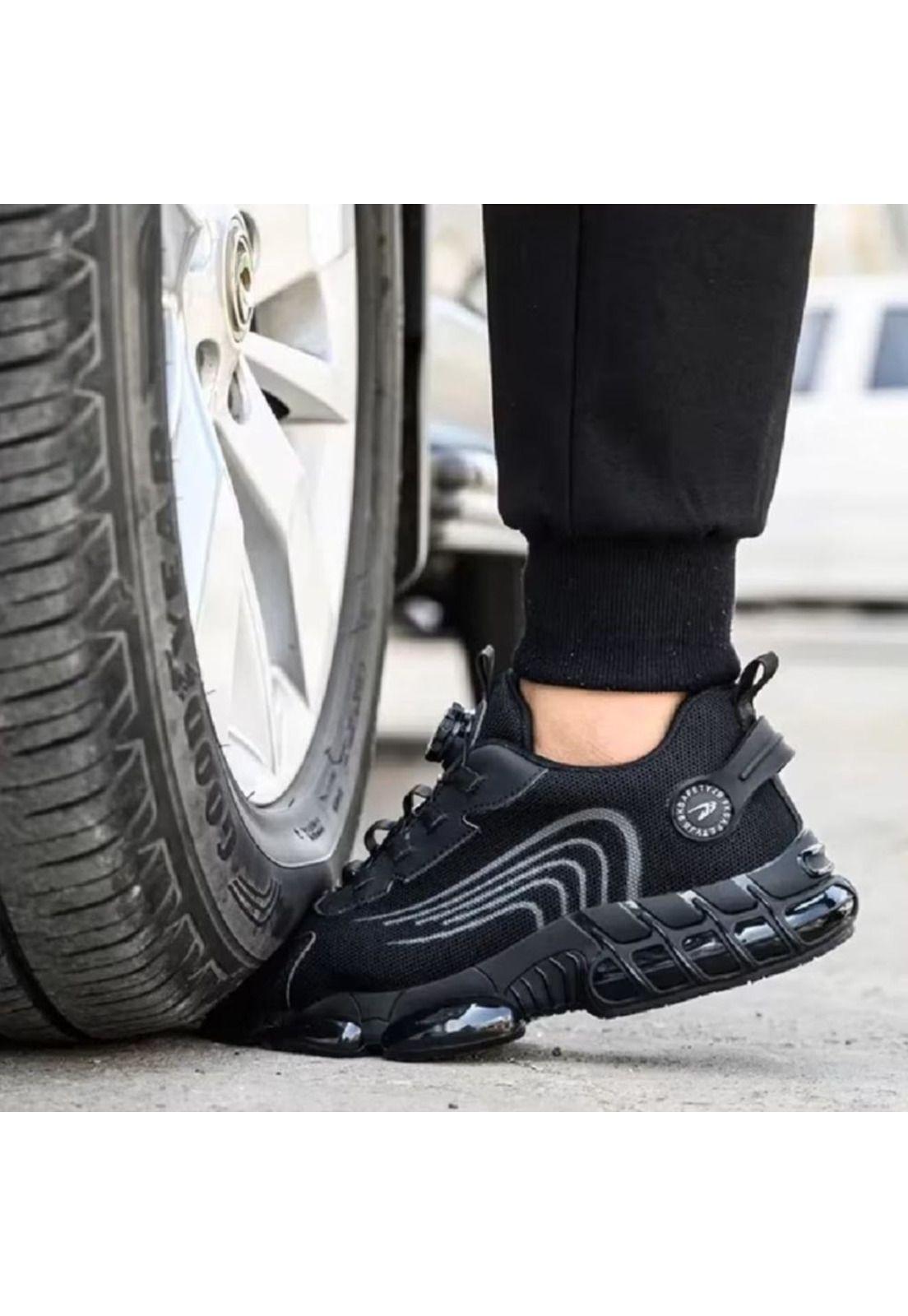 Hombre Mujer Zapatos Trabajo Tenis De Seguridad Industrial-6