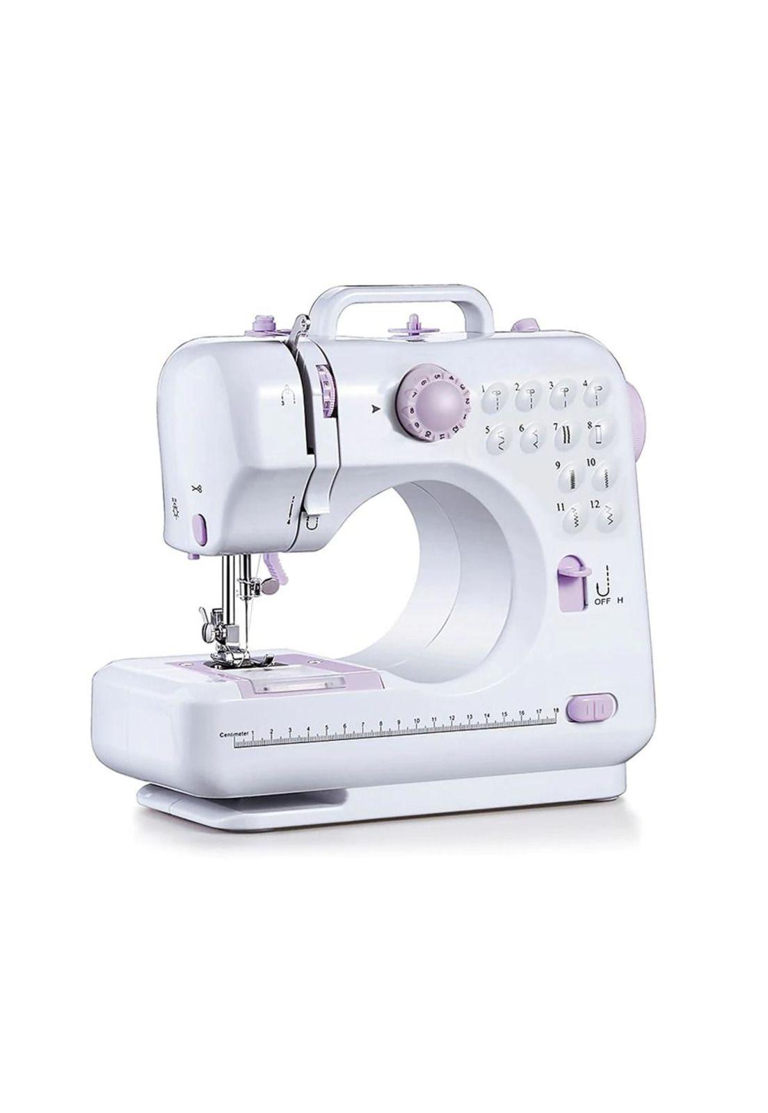 Máquina Coser Overlock Portátil Pedal Eléctrica 12 Puntos-0