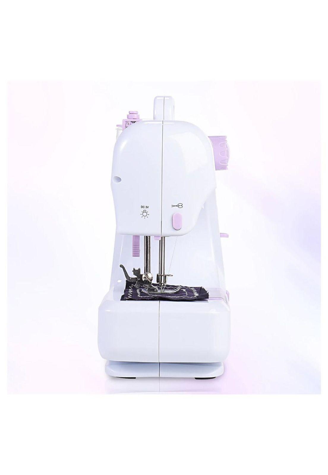 Máquina Coser Overlock Portátil Pedal Eléctrica 12 Puntos-2