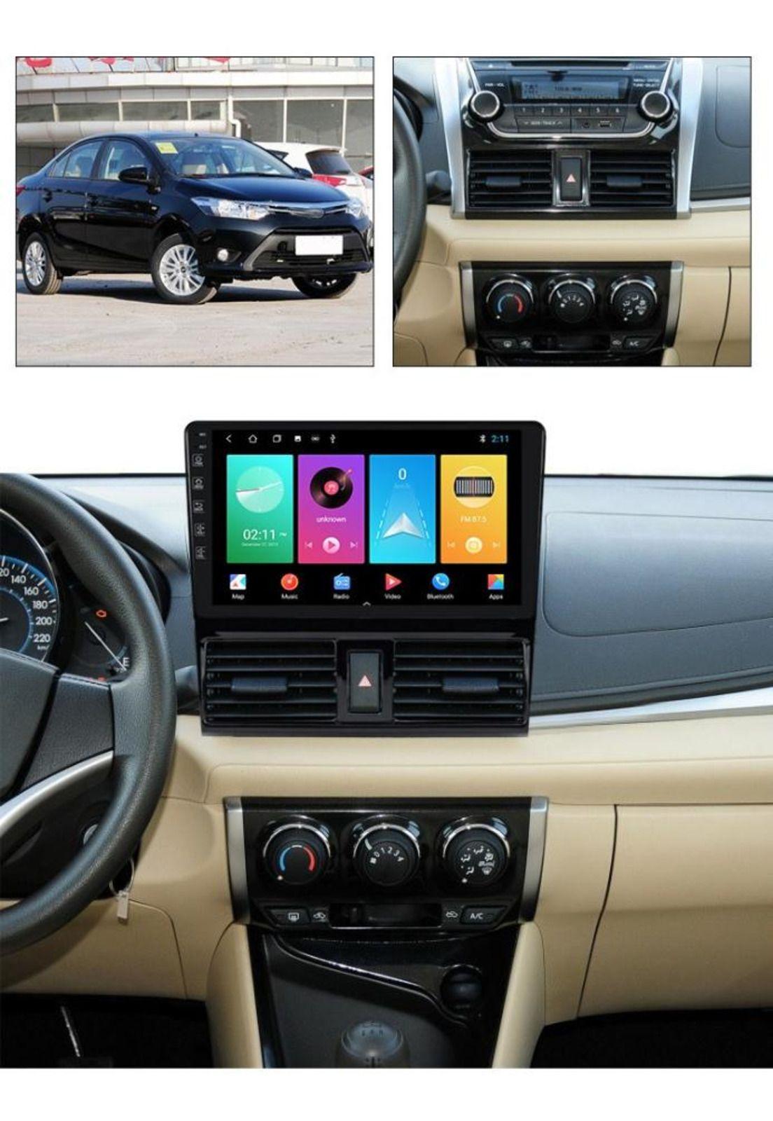 Radio Android 9.1 Gps 10 Touch Toyota Yaris + Bisel-1