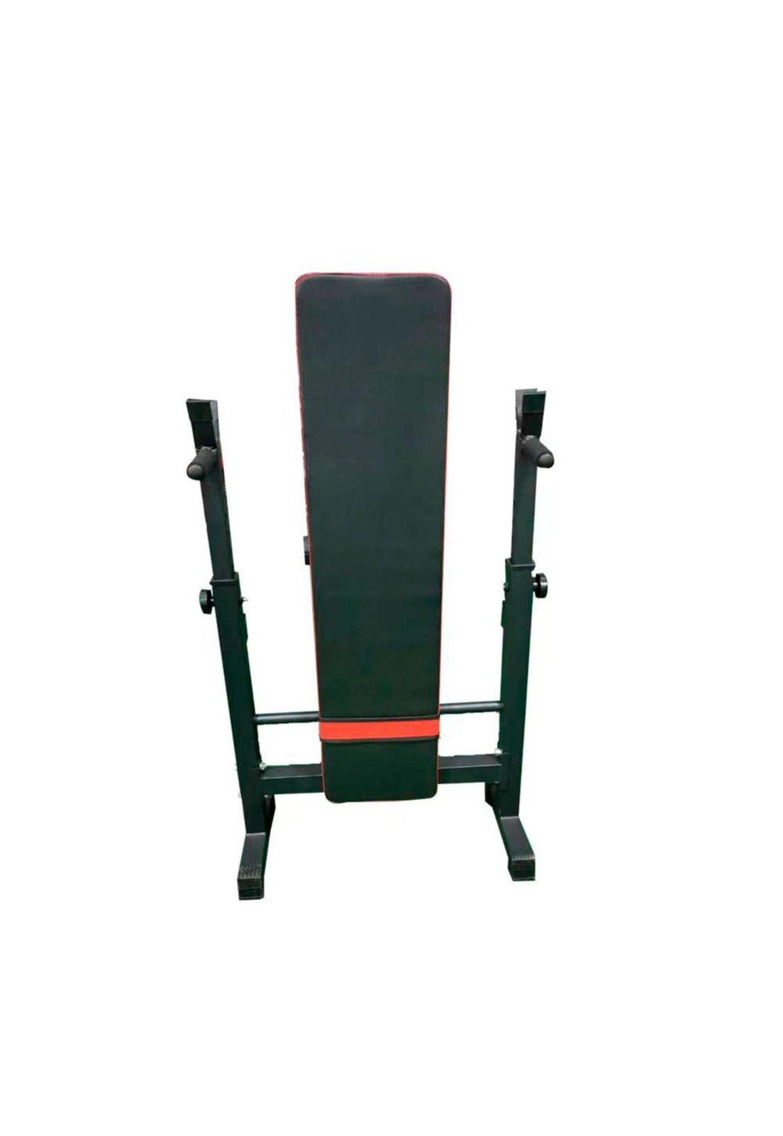 Press Banca Abdominal Reclinable Para Pesas Con Rack-2