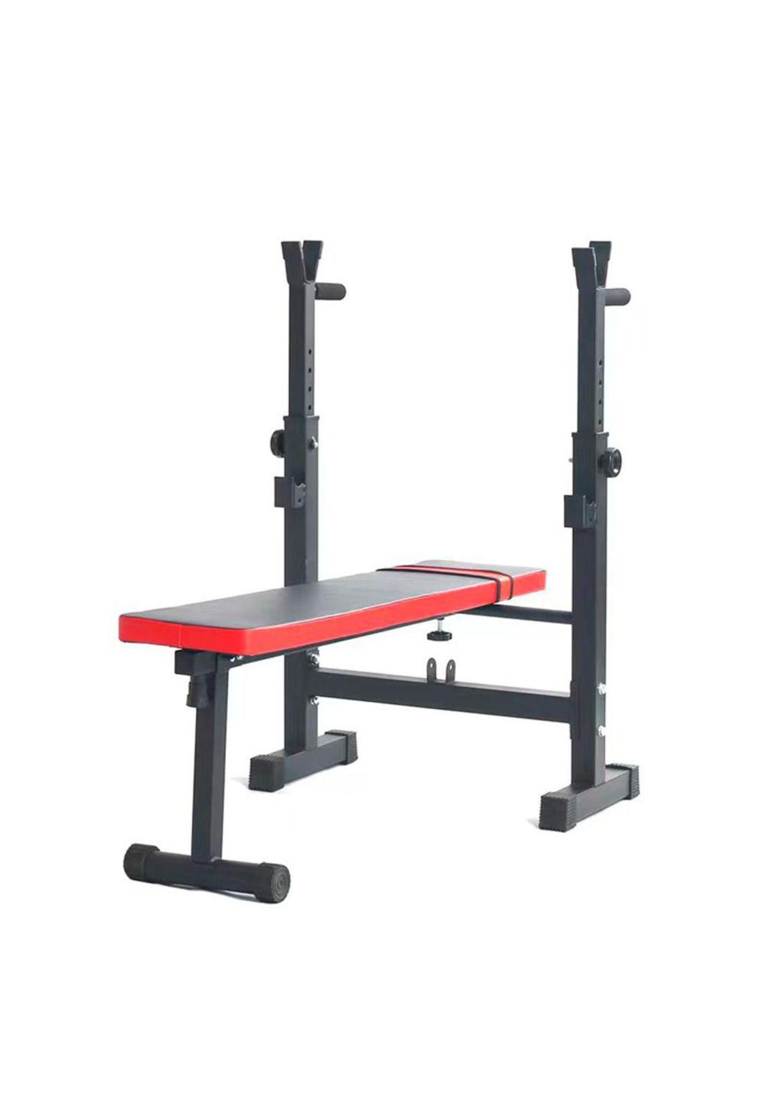 Press Banca Abdominal Reclinable Para Pesas Con Rack-5