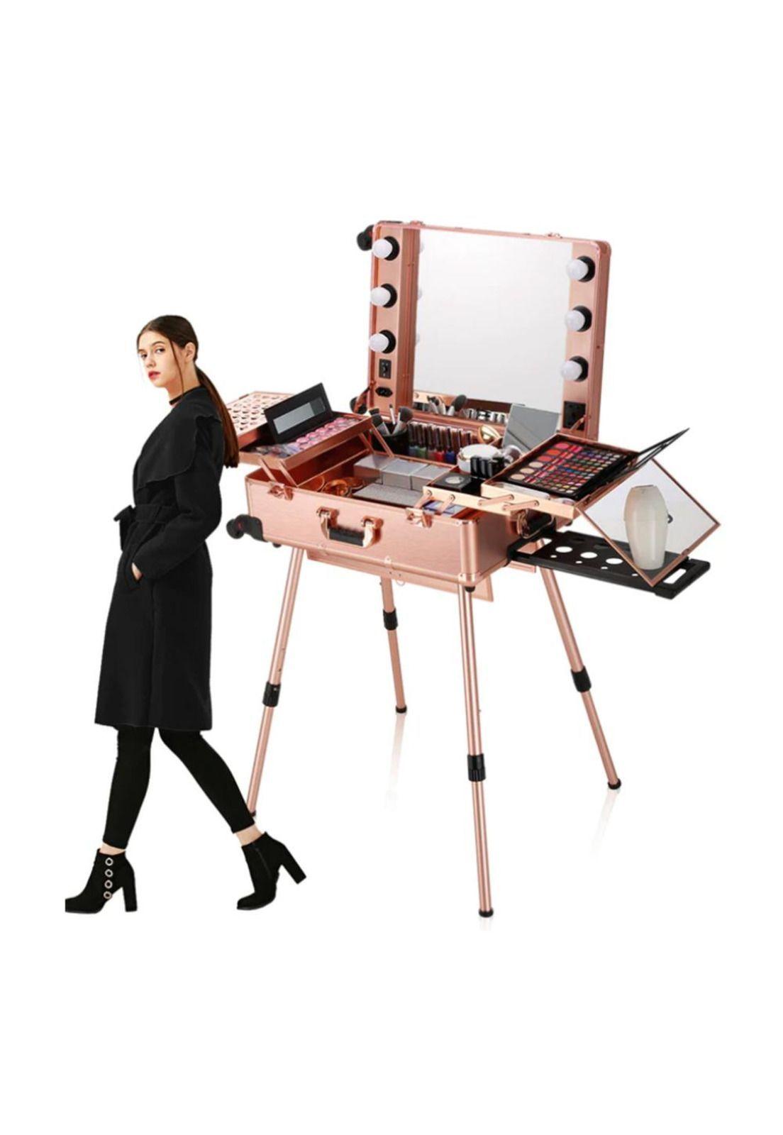 Maleta Profesional de Maquillaje con Luces Tamaño L-3