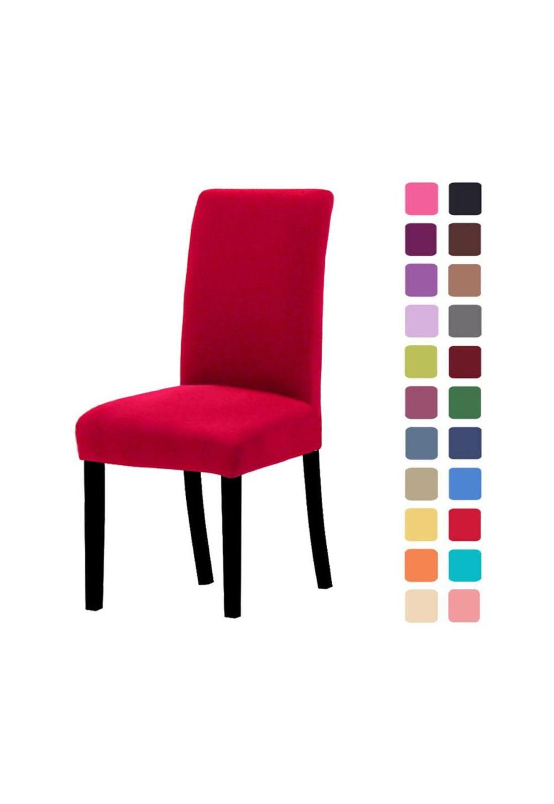 Pack 6 Funda De Silla Para Comedor Spandex Colores-0
