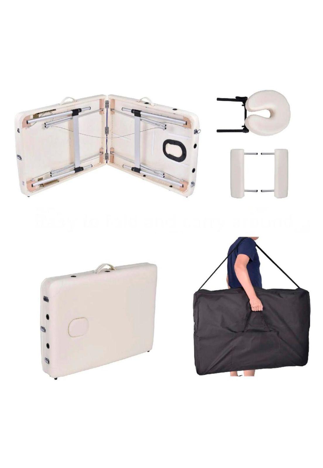 Camilla Para Masajes De 2 Cuerpos Portátil Premium-1
