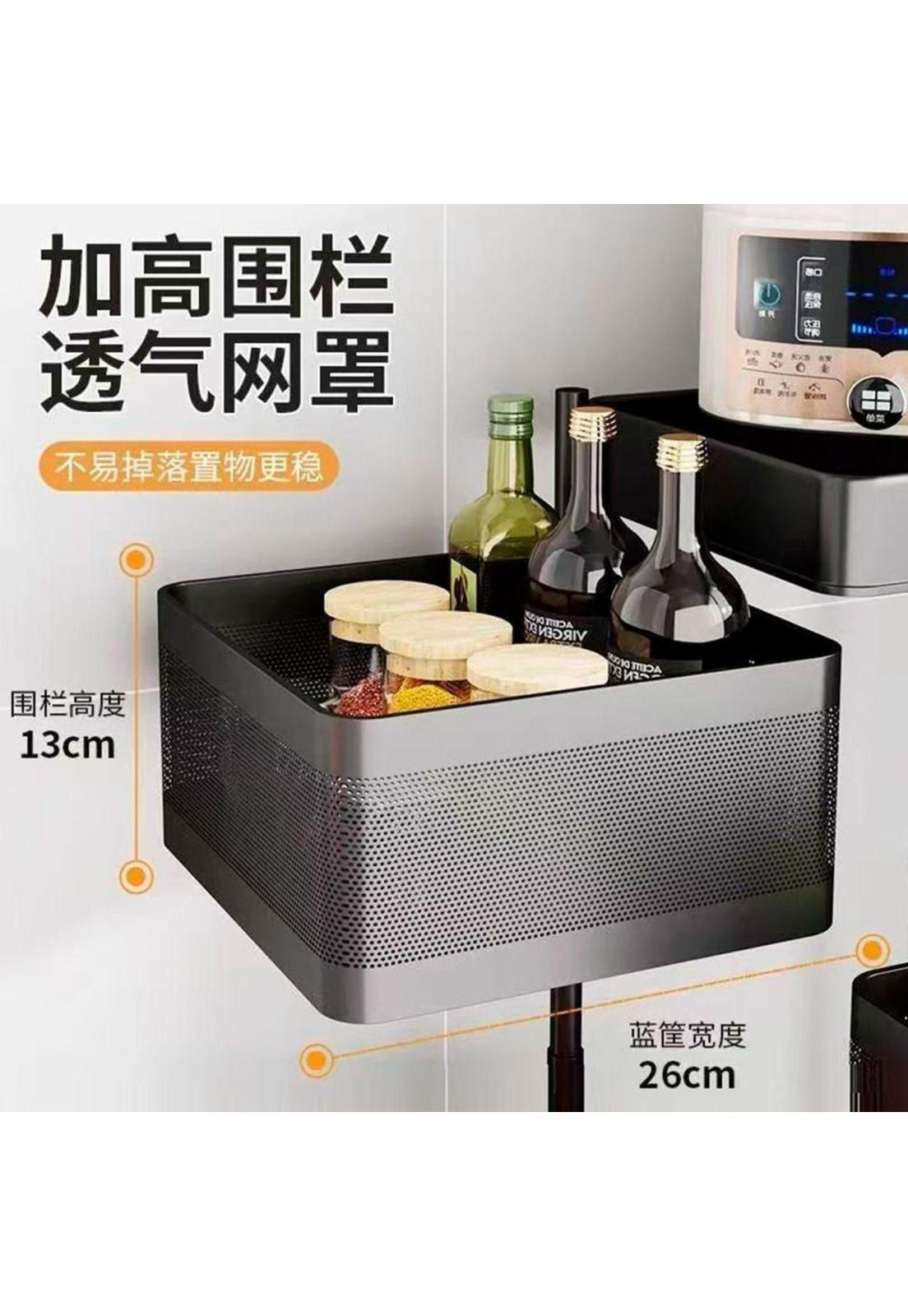 Carro Organizador con Ruedas Multiuso 5 niveles Rectangular-5