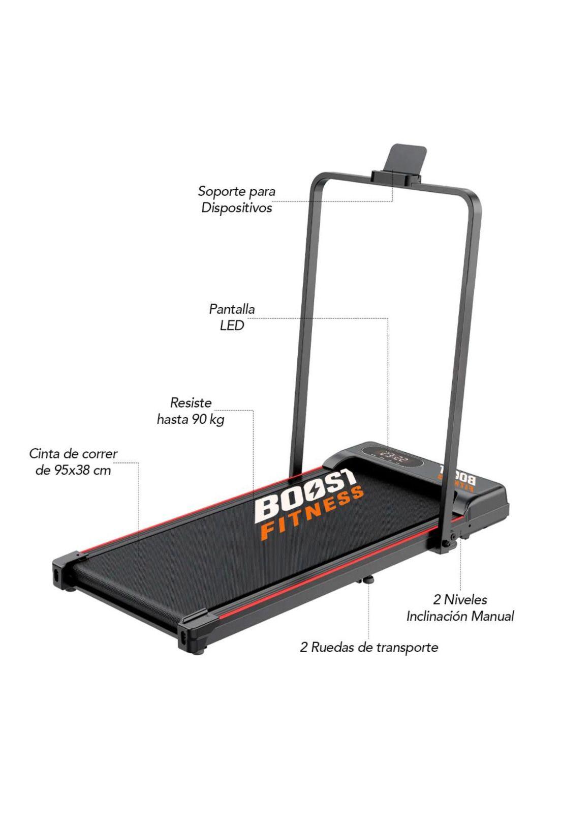 Trotadora Boost Fitness 3007 inclinacion LED 2.0HP 10km/hr F7-6