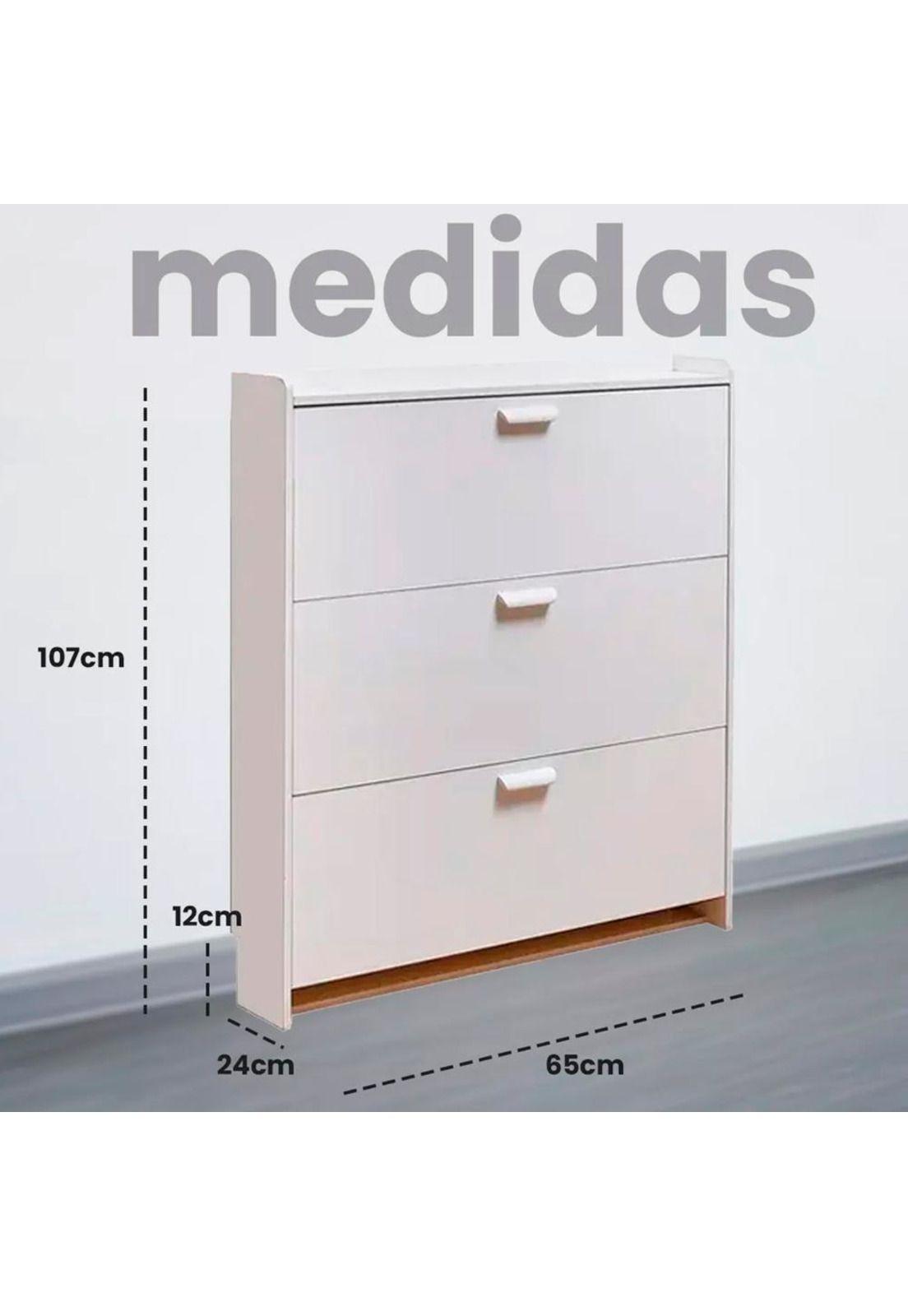 Zapatero organizador 3 puertas Chic Home-5