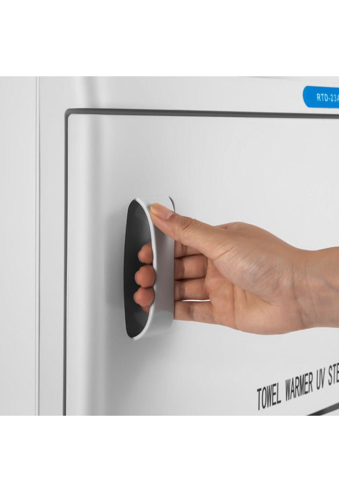 Calentador de Toallas Peluquería Barbería Blanco-5