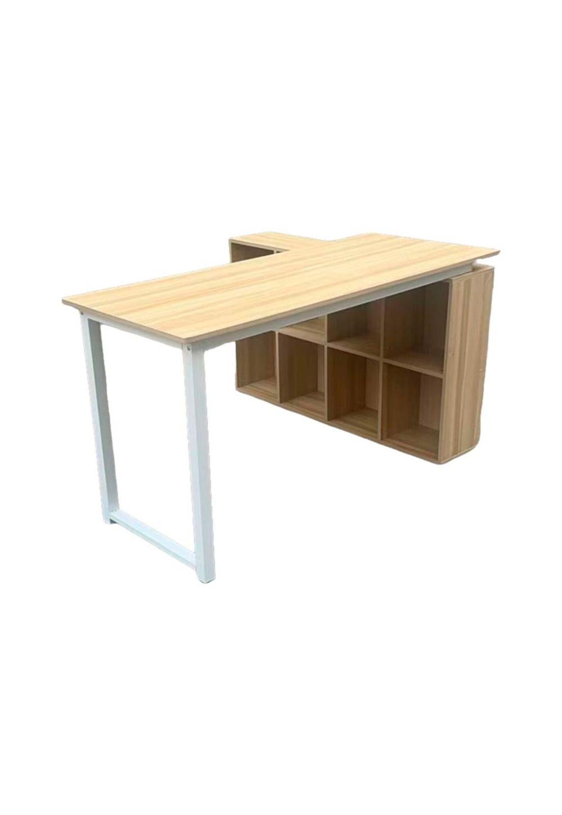 Escritorio en L con organizador 140x120x75cm Chic Home-2