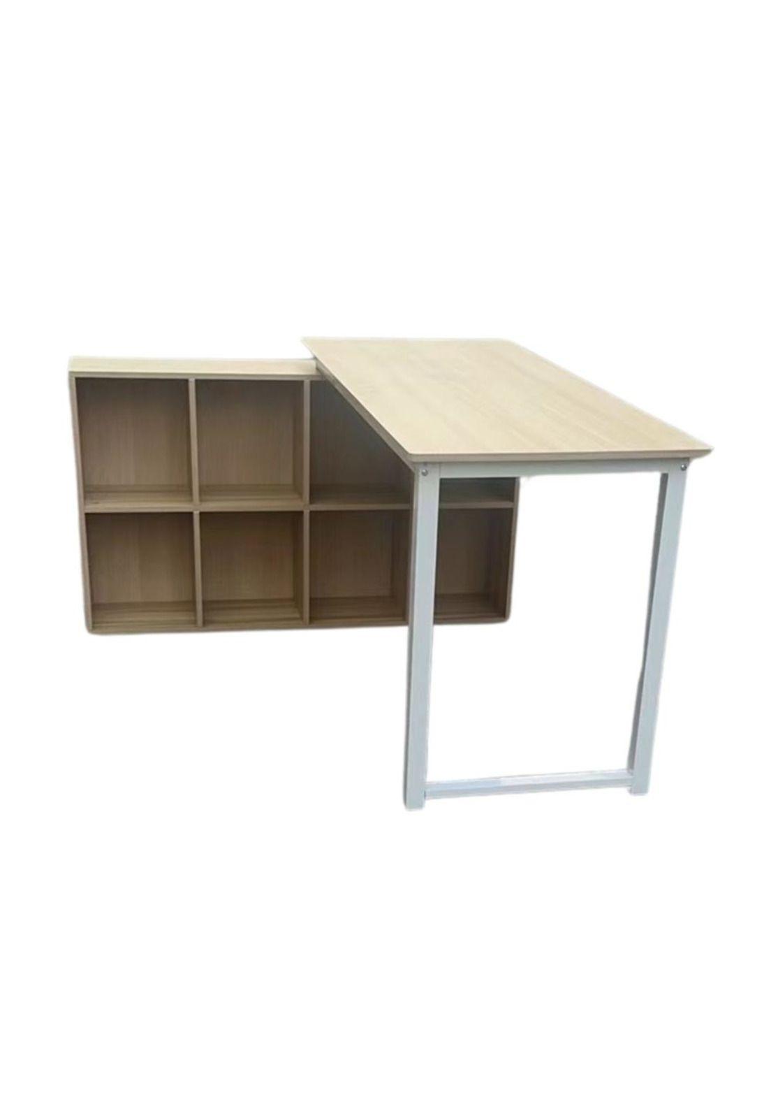 Escritorio en L con organizador 140x120x75cm Chic Home-5