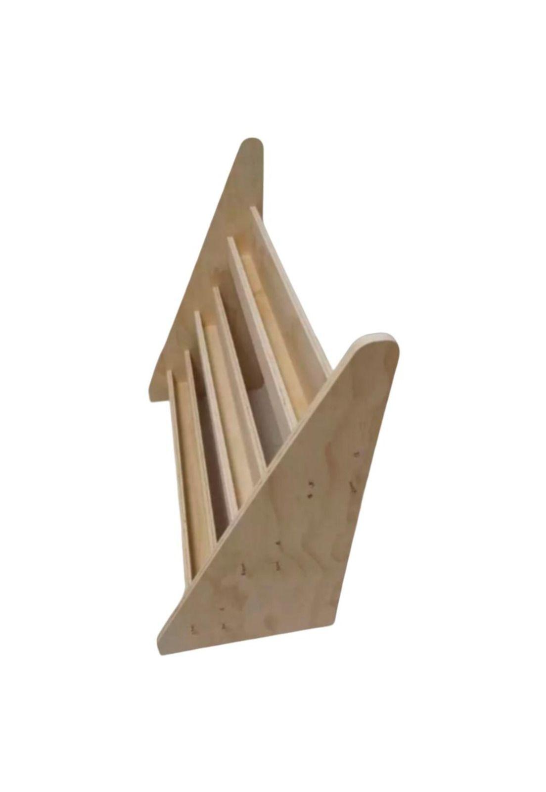 Librero infantil color madera 76x38x91cm Chic Home-2