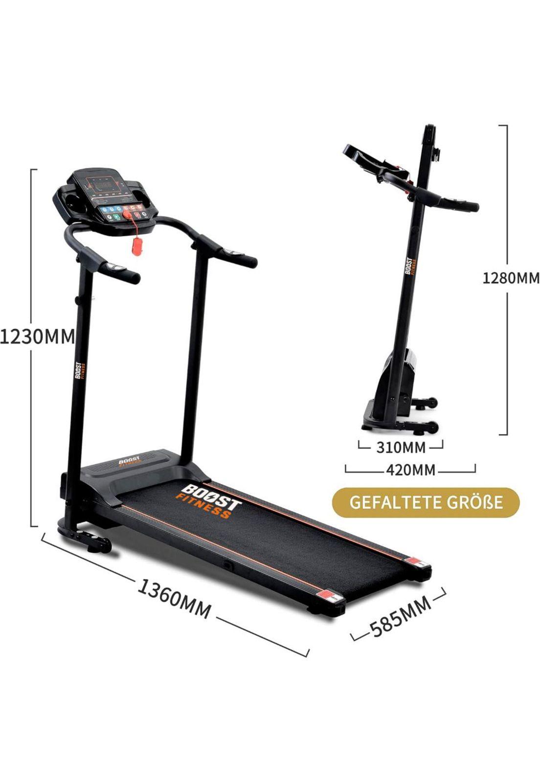 Trotadora Boost Fitness G3531 inclinacion plegable 2.5HP 12km/hr G3-7
