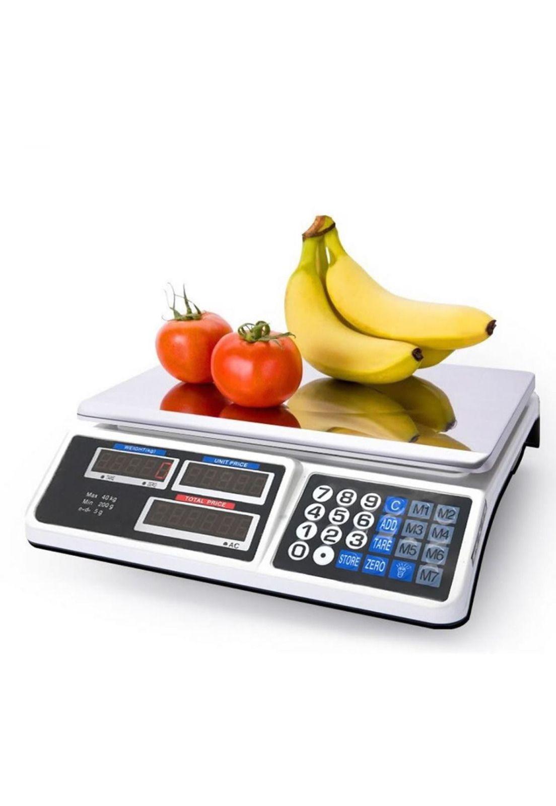 Balanza Pesa 40kg Electrónica Digital Almacén Premium-0