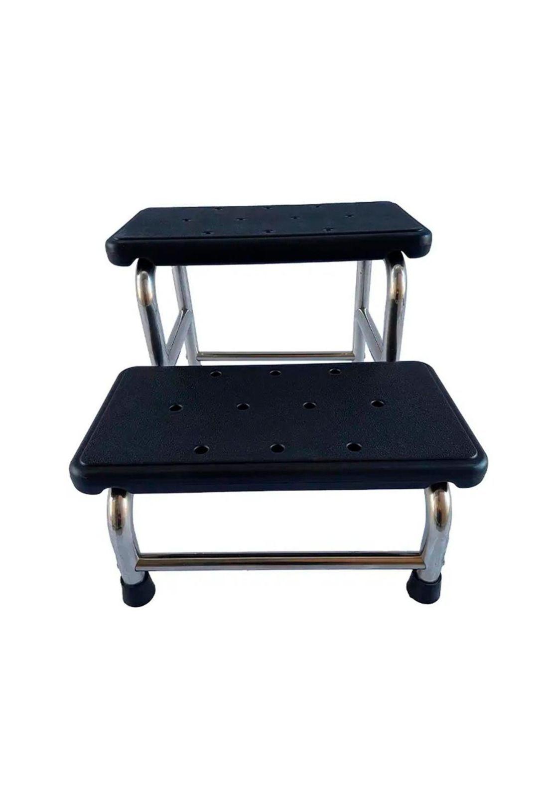 Escabel Clinico Antideslizante 2 Peldaños Catre Reposa Pies-2