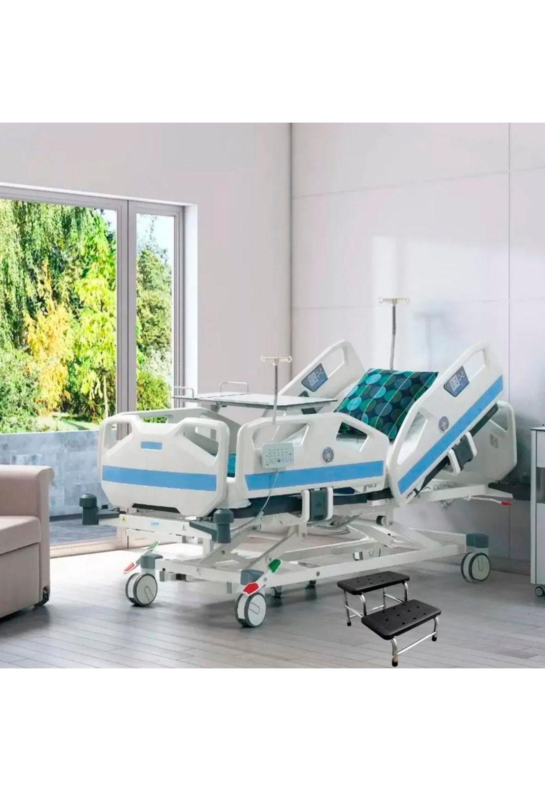 Escabel Clinico Antideslizante 2 Peldaños Catre Reposa Pies-6