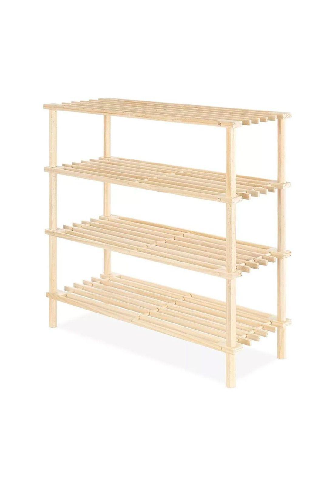 Zapatero Organizador Mueble Zapatero Madera Zapateros 4nivel-0