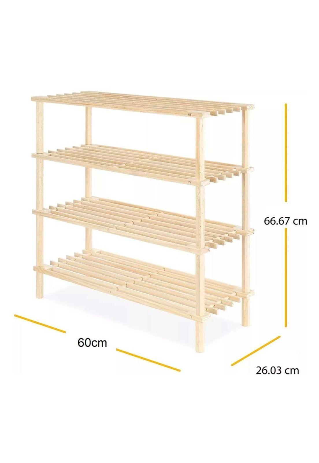 Zapatero Organizador Mueble Zapatero Madera Zapateros 4nivel-3