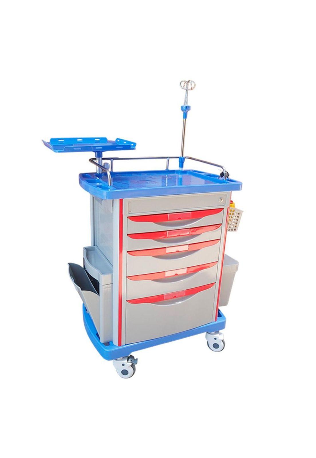 Carro De Emergencia ABS con Cajones-2