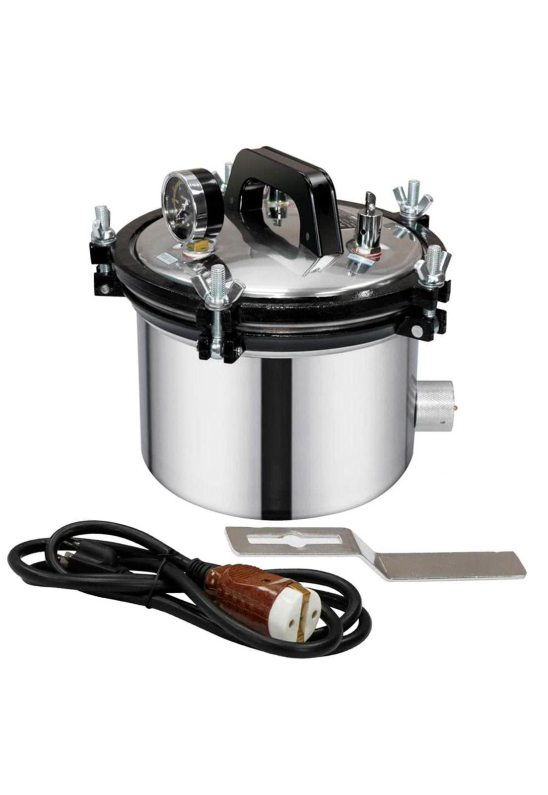 Esterilizador Autoclave Vapor Presión Acero Inoxidable 8L-2
