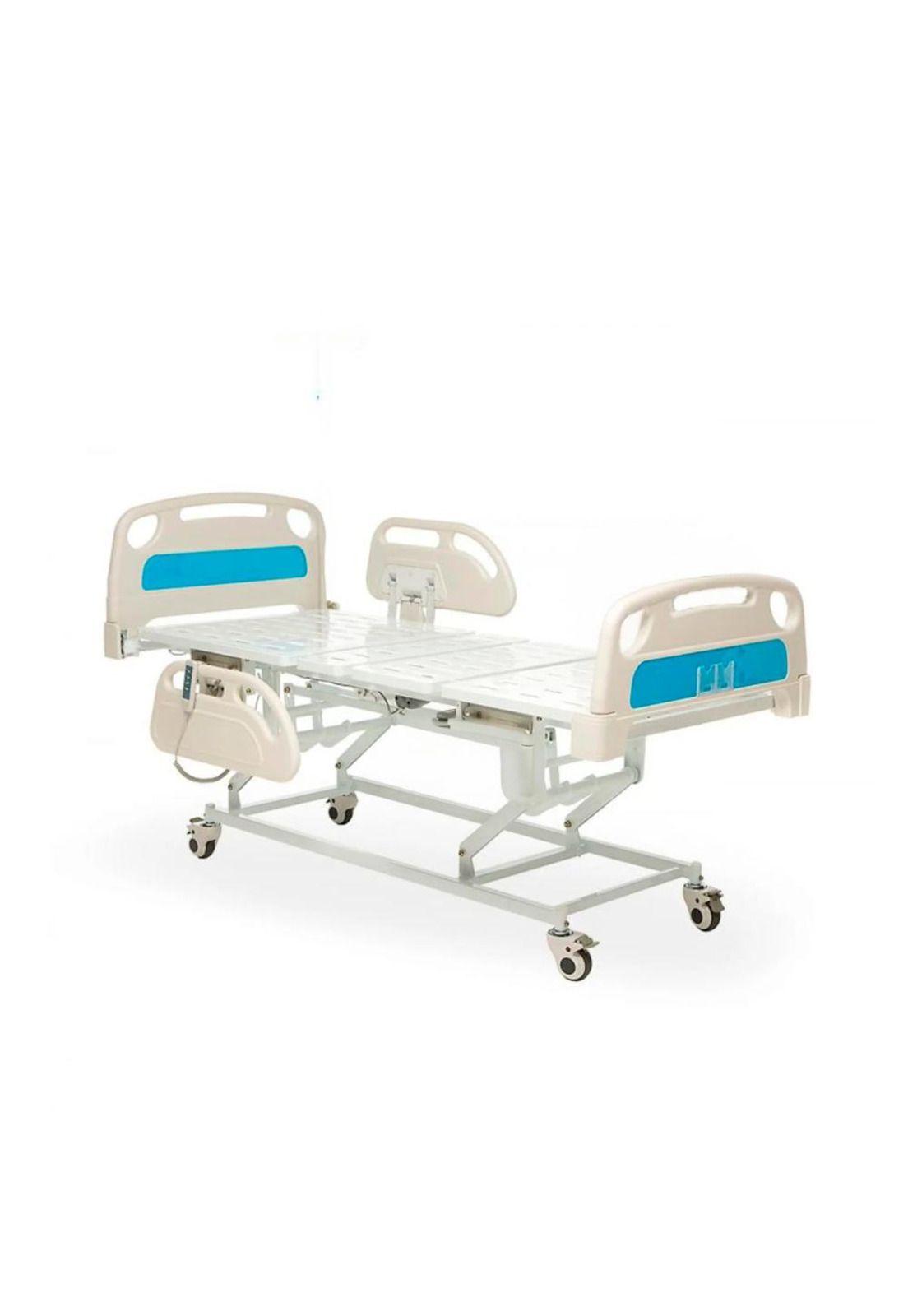 Catre Clínico Eléctrico 4 Posiciones PREMIUM C/BARANDAS-2