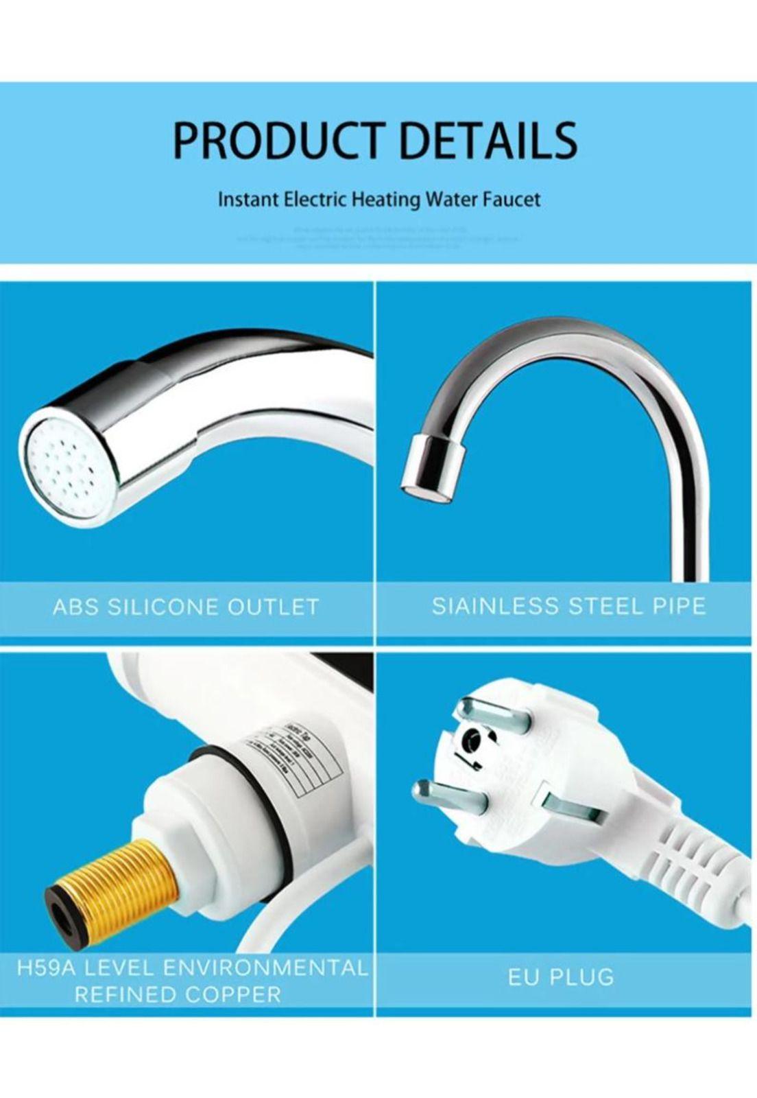 Llave lavaplatos eléctrica - Agua Caliente-1