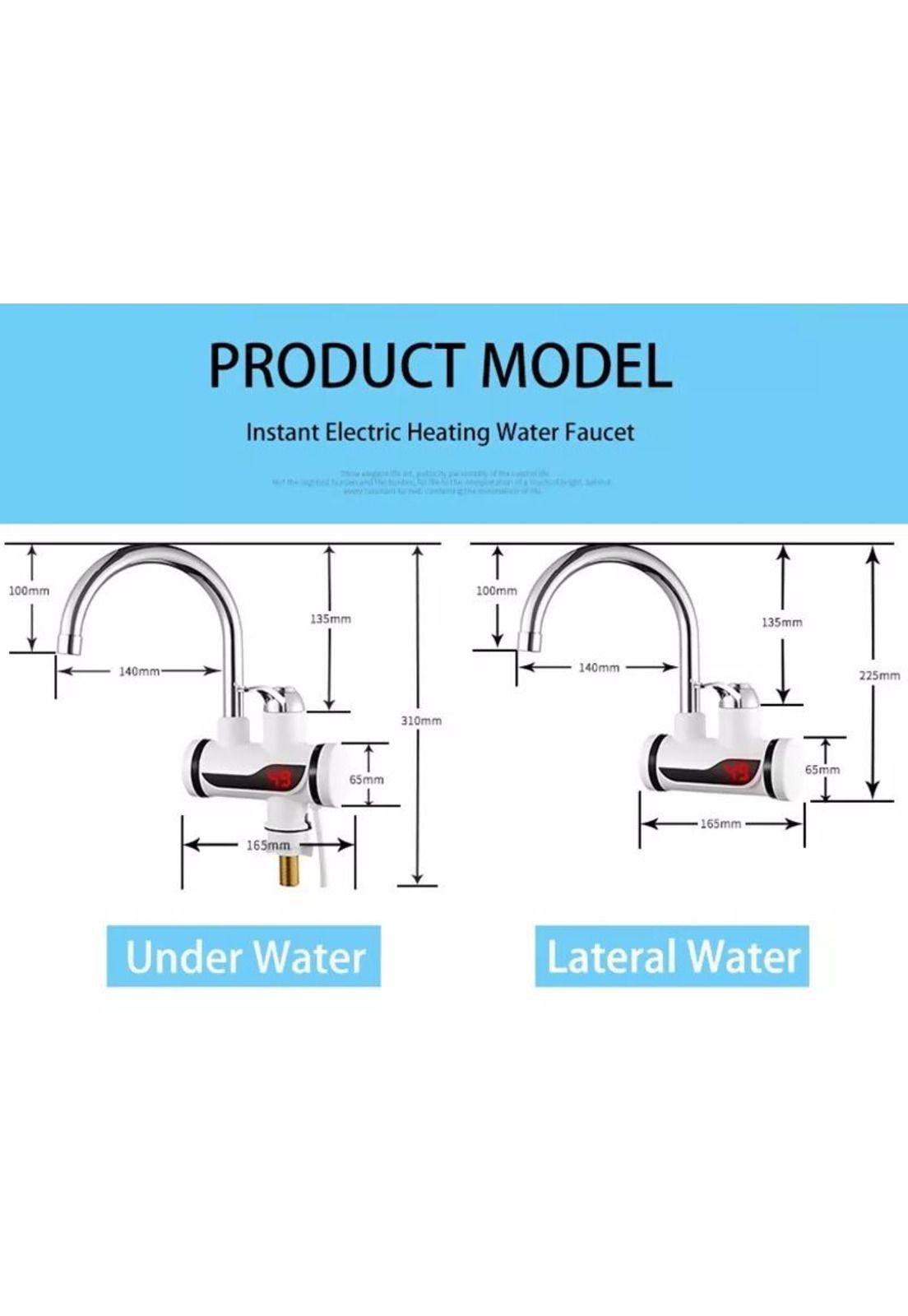 Llave lavaplatos eléctrica - Agua Caliente-4