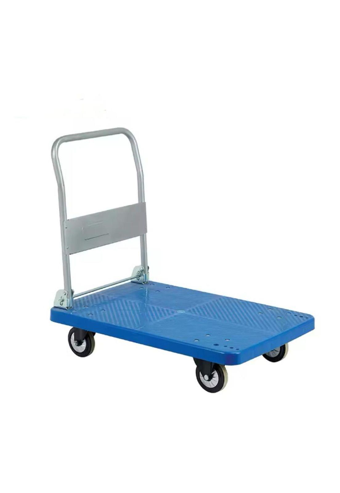 Carro De Carga Plegable Manual Yegua 300kg 4 Ruedas Multiuso-0