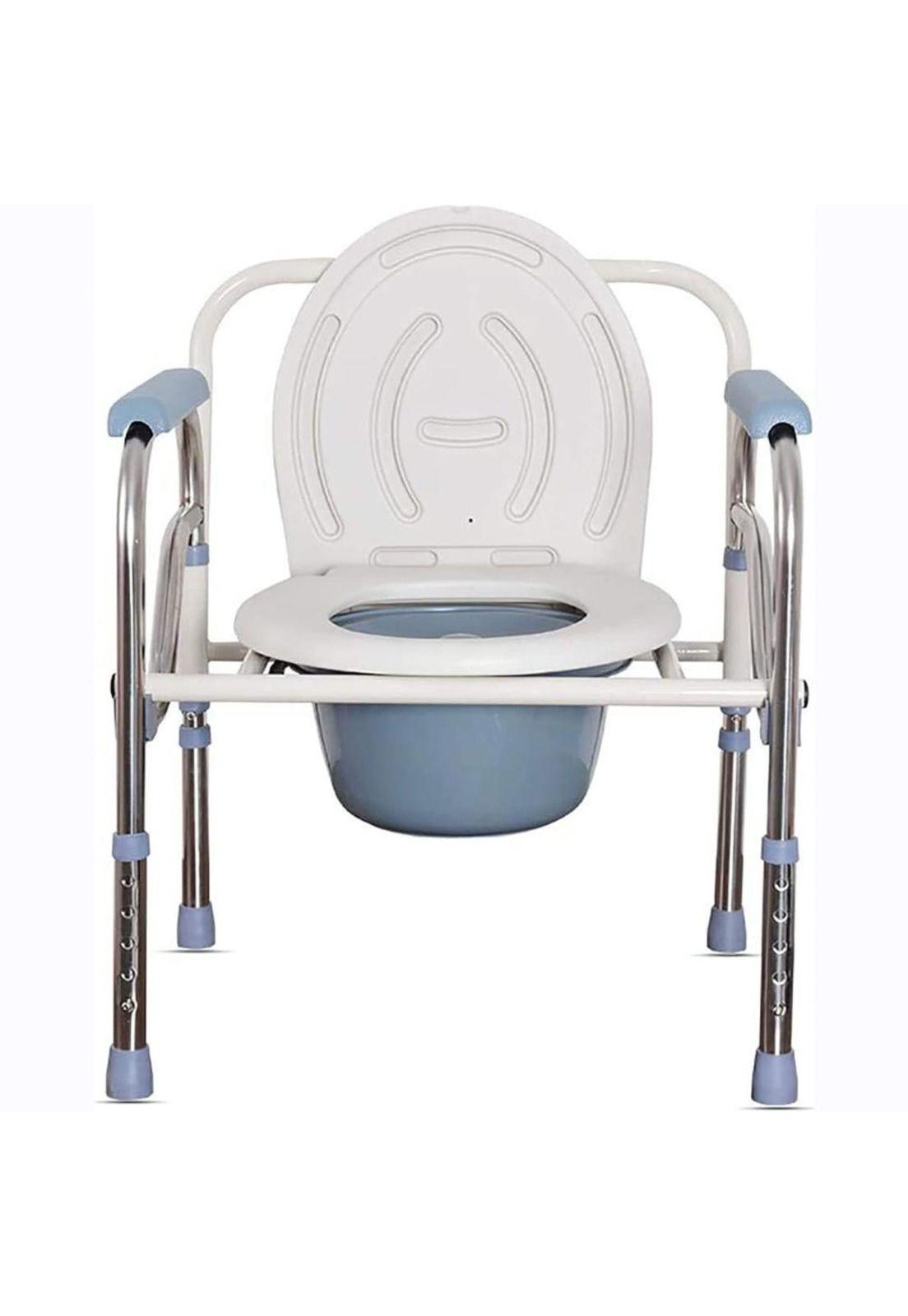 Baño Inodoro W.c Portátil Plegable Silla Ducha-1