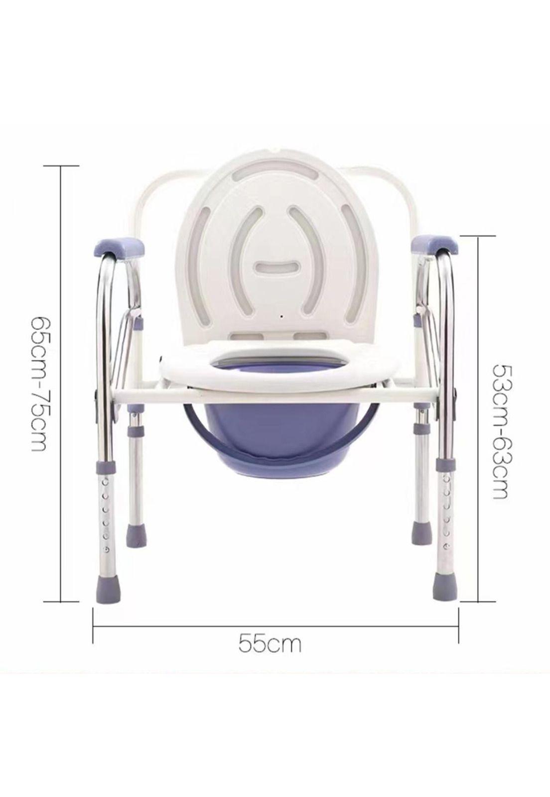 Baño Inodoro W.c Portátil Plegable Silla Ducha-2