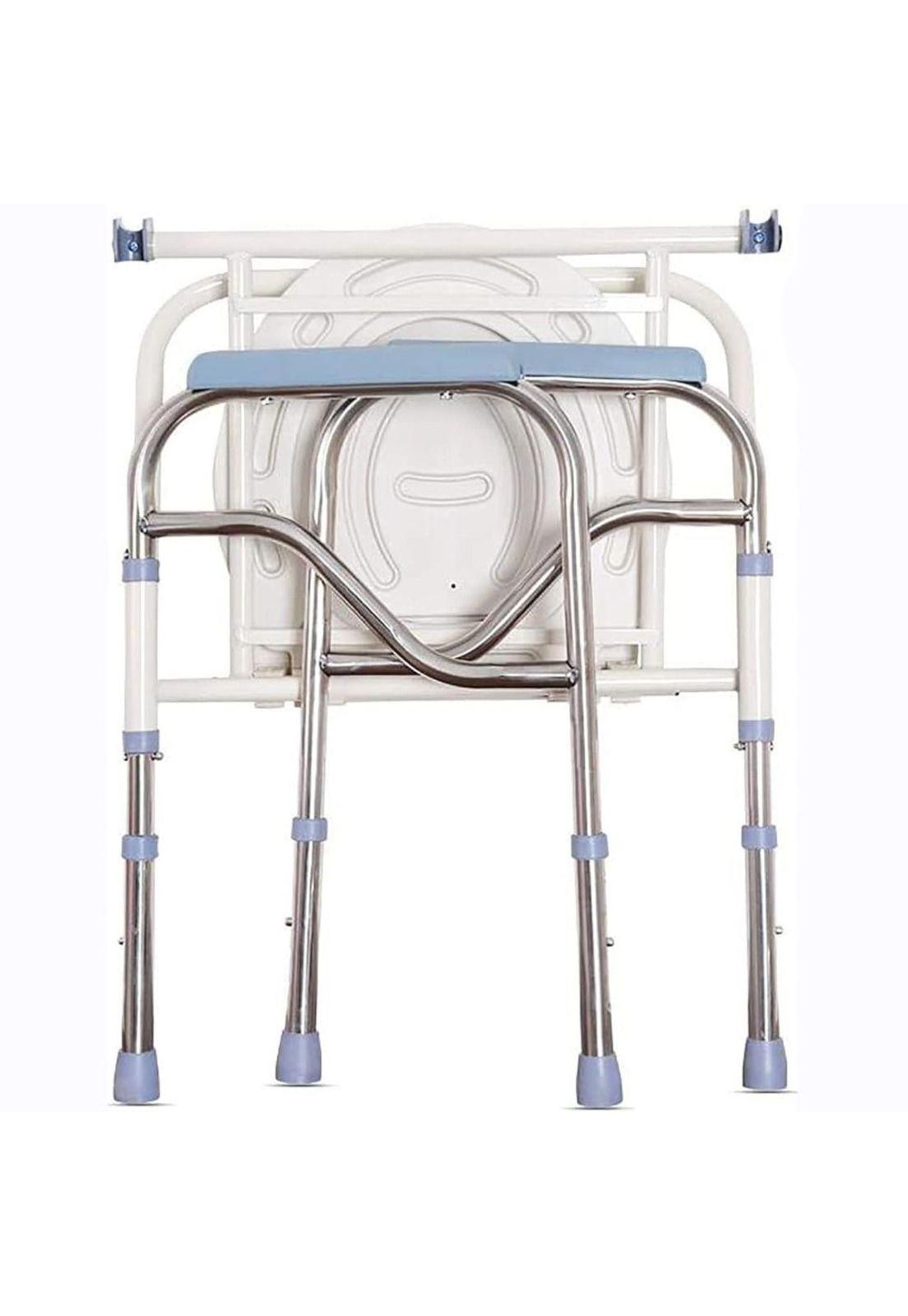 Baño Inodoro W.c Portátil Plegable Silla Ducha-3
