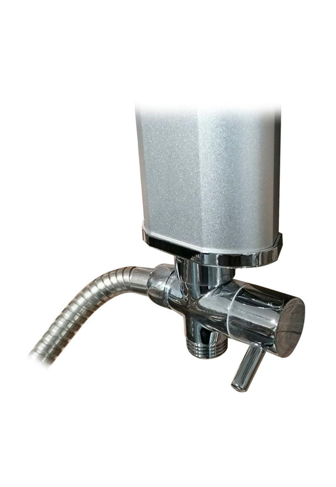 Columna de Ducha con jabonera y mango flexible-2