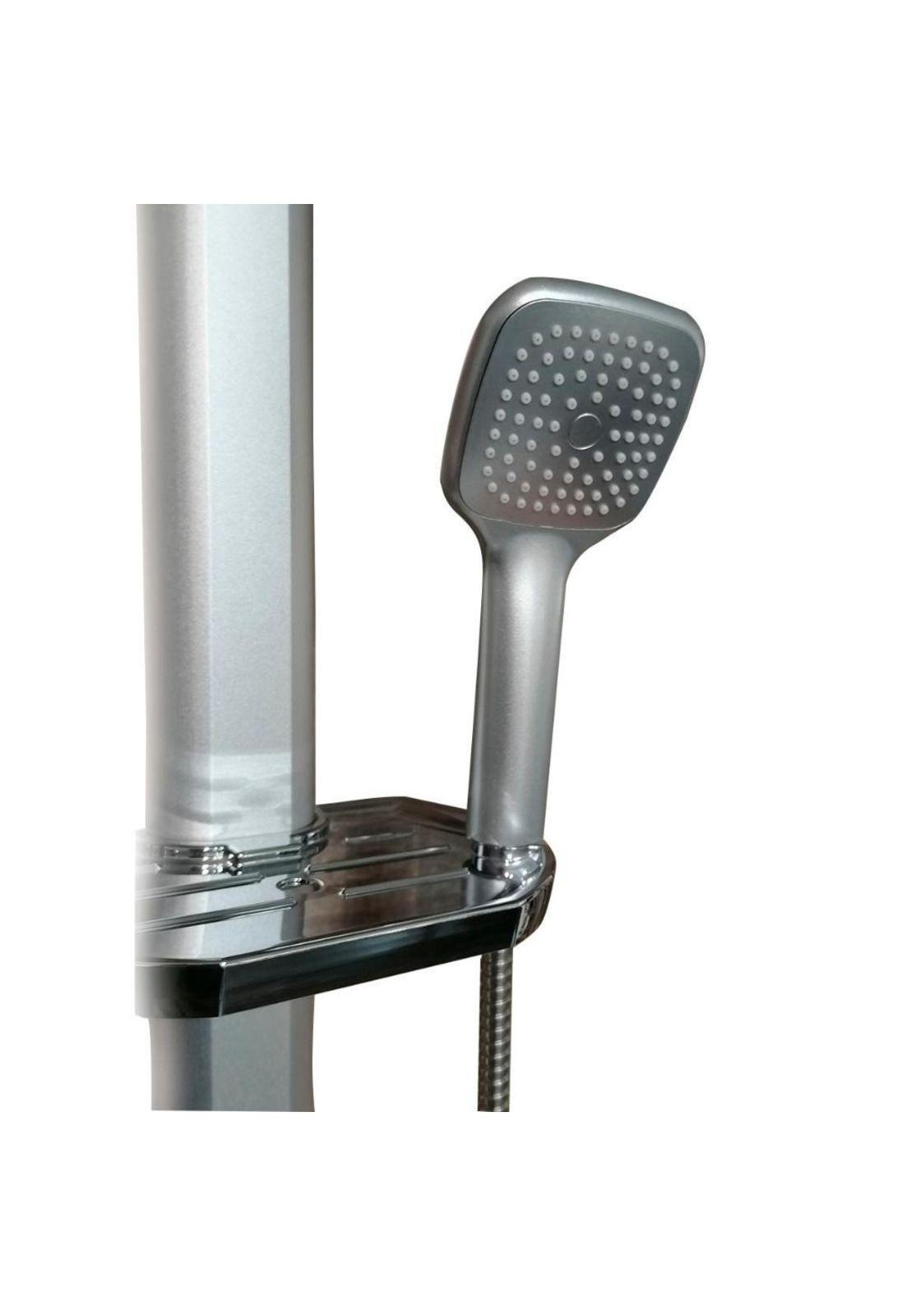 Columna de Ducha con jabonera y mango flexible-3