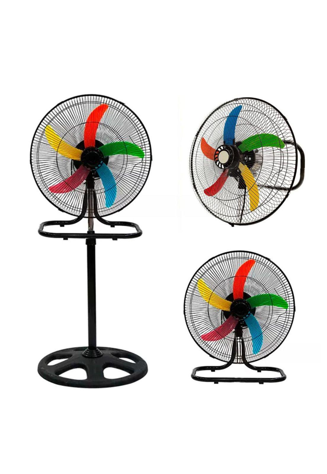 Ventilador  Industrial Metalico 18" Alta Potencia 3 en 1-0