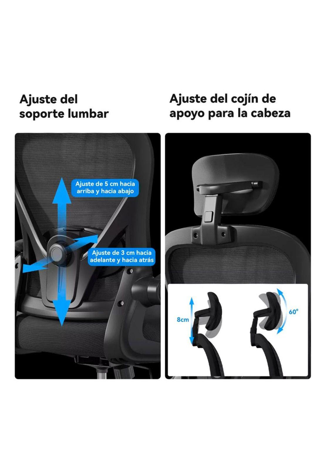 Silla Oficina Gerencial Apoyo Lumbar ChicHome-5